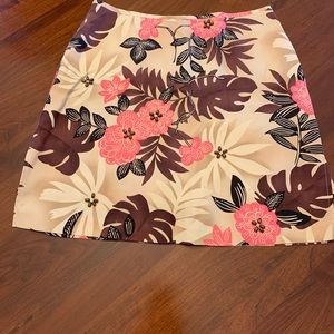 Tropical fun stone embellished skort mini!